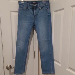 Hollister Light Blue Slim Straight Jeans
